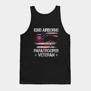 Proud 82nd Airborne Paratrooper Veteran Mens - Veterans Day Gift Tank Top